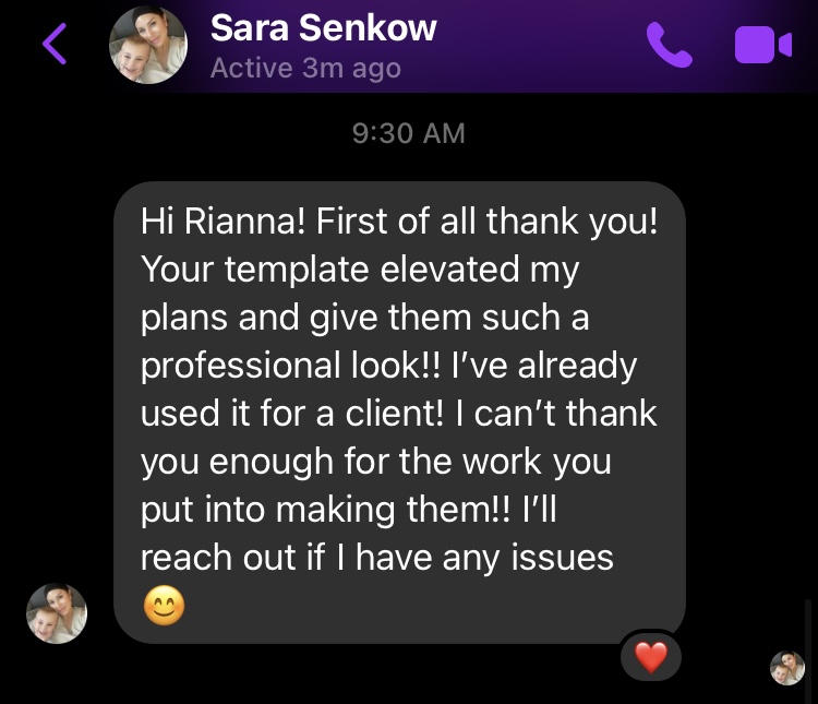 Sleep Plan Template for Sleep Consultant Sara Senkow | Testimonial