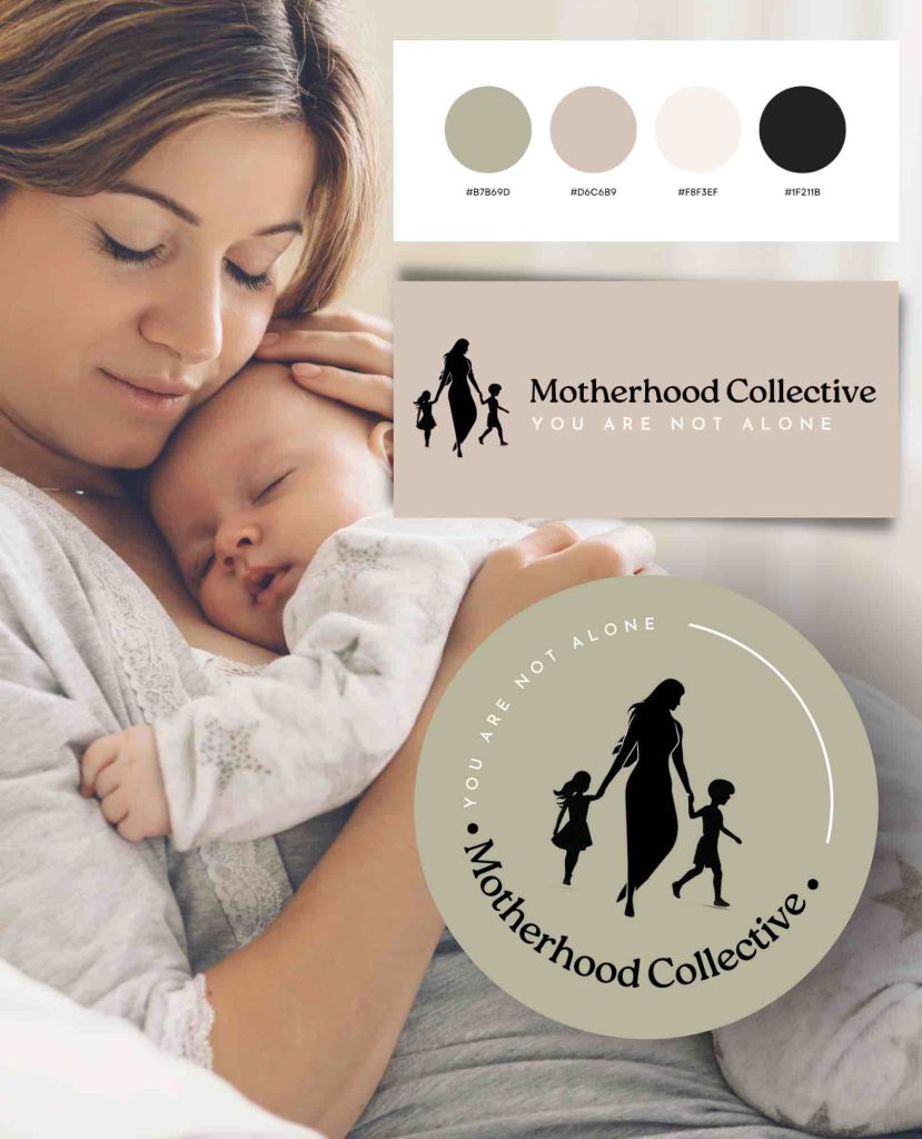 Portfolio | Logo & Branding for Sleep Consultants | Motherhood Collective