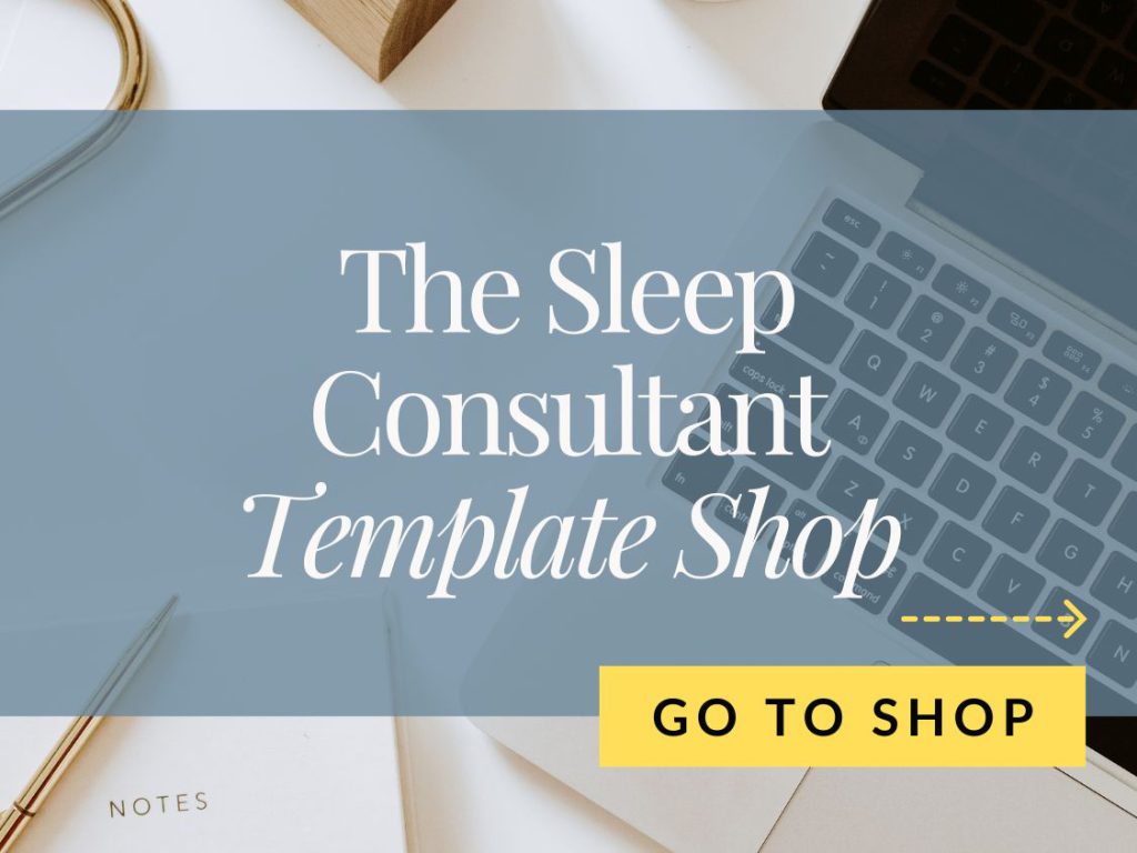 Canva Templates for Sleep Consultants by Rianna from Sleep Consultant Design
