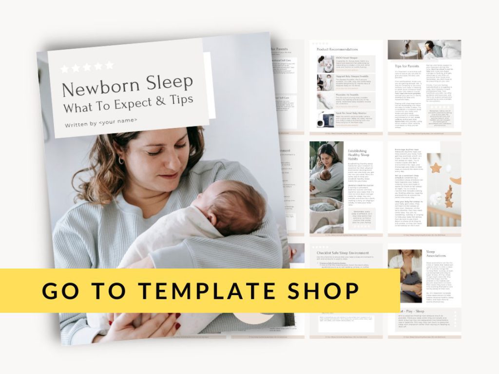 Canva Templates for Sleep Consultants by Rianna from Sleep Consultant Design