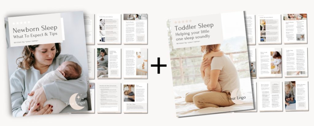 Newborn & Toddler Sleep Guide - lead magnets for Sleep Consultants