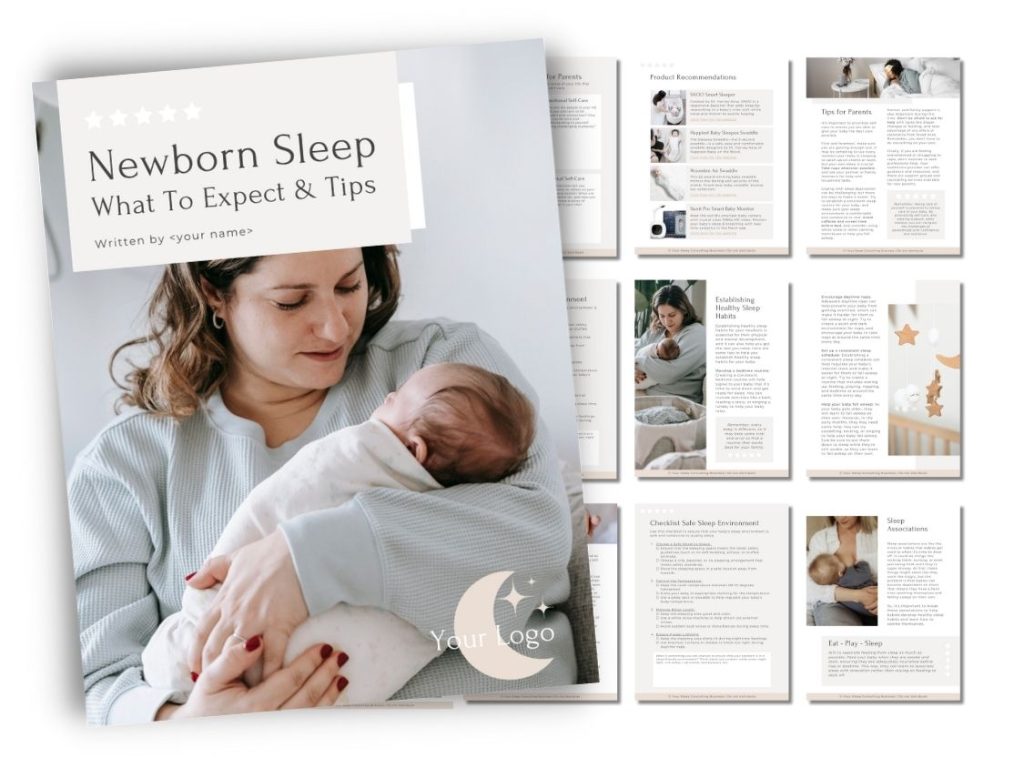 Newborn Sleep Guide | Sleep Consultant Design by Rianna Hijlkema