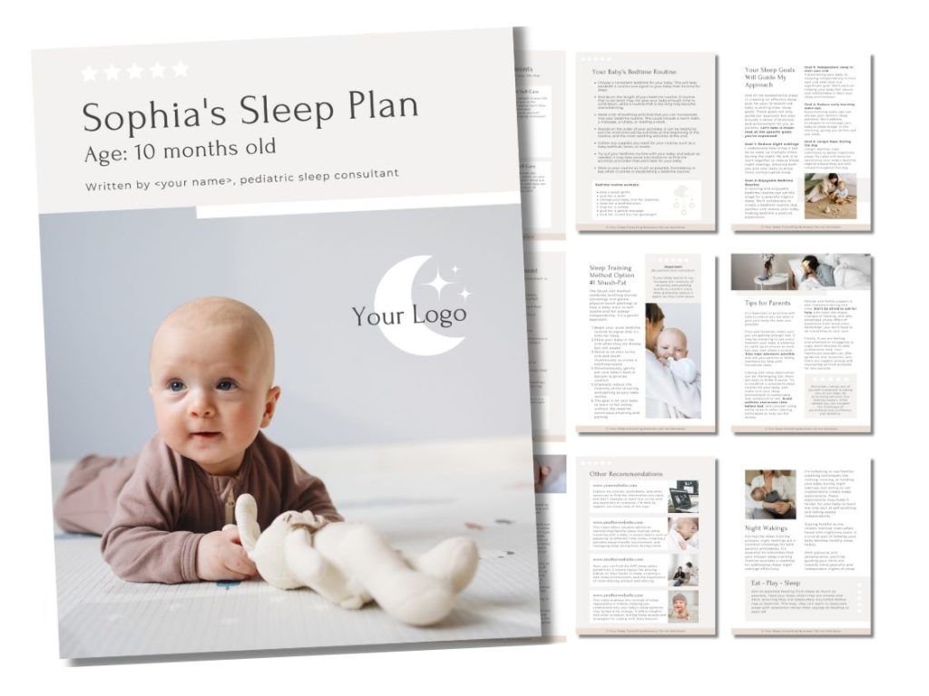 Sleep Plan Template | Sleep Consultant Design by Rianna Hijlkema