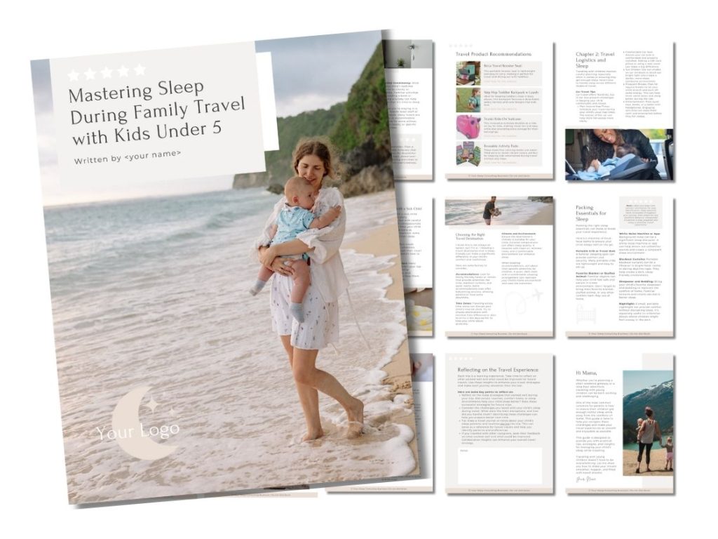 Travel Sleep Guide | Sleep Consultant Design by Rianna Hijlkema