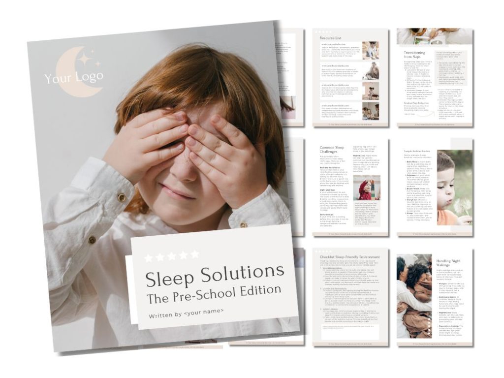 Sleep Guide Pre-School Edition for Sleep Consultants | Rianna Hijlkema