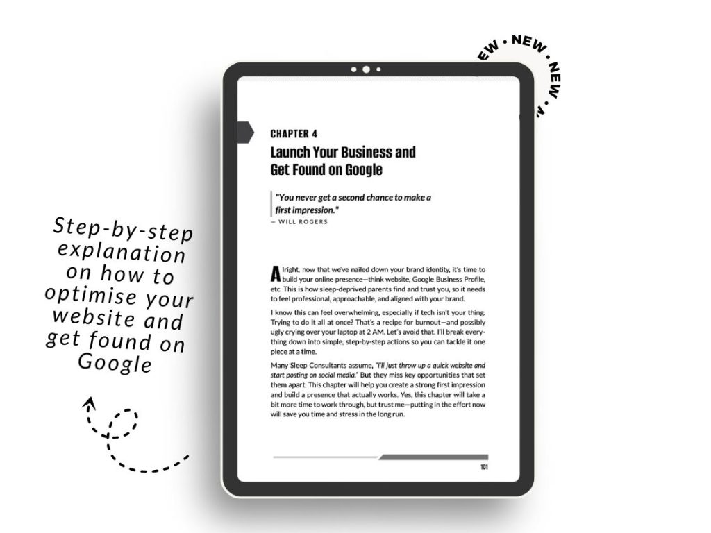 How to create and optimise your website and get found on google as a Sleep Consultant by Rianna Hijlkema Sleep Consultant Design.jpg
