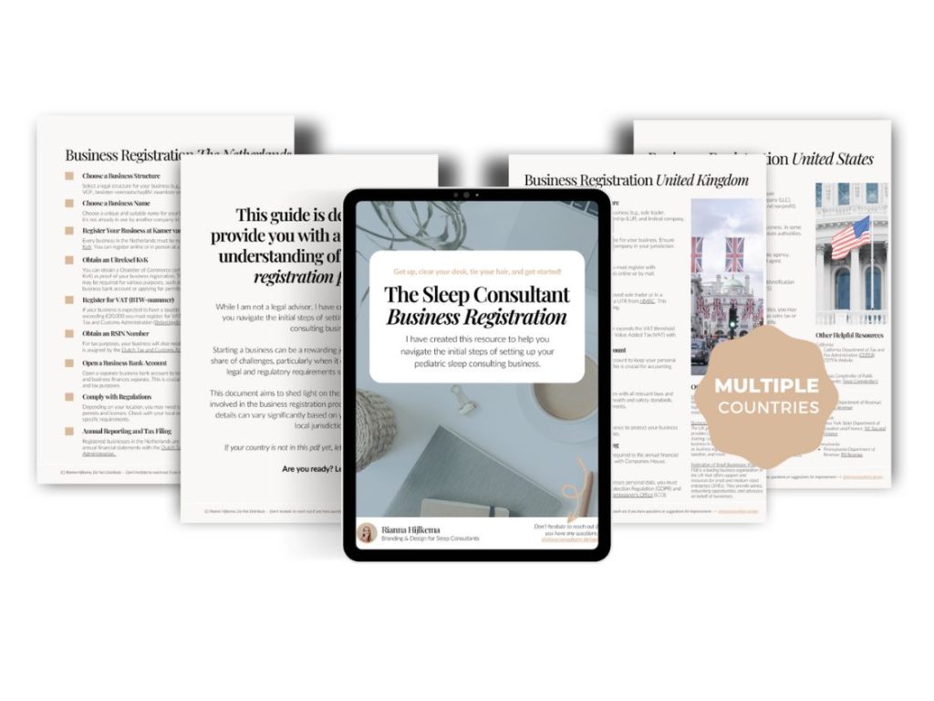Business registration for Sleep Consultants by Rianna Hijlkema Sleep Consultant Design.jpg
